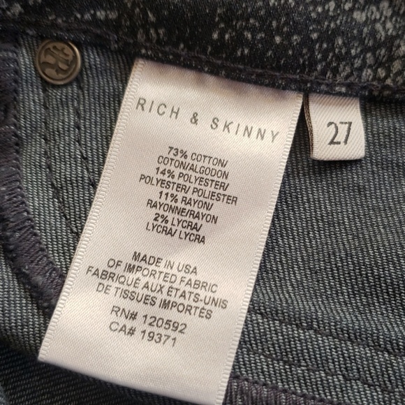 Rich & Skinny Jeans Snake python rinse skinny 27 - Picture 7 of 8